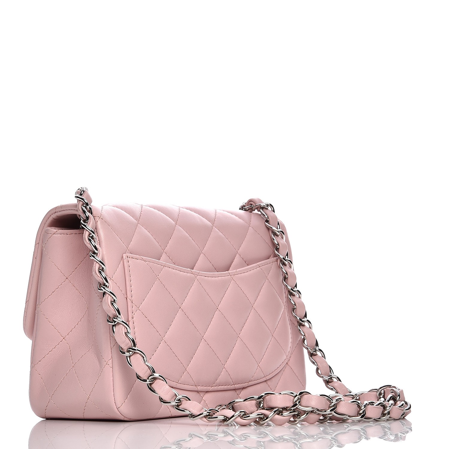 chanel pink lambskin