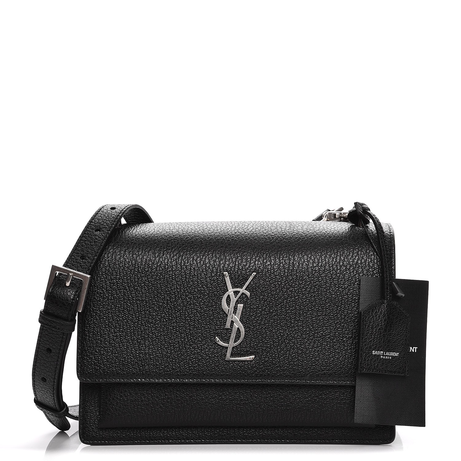 ysl sunset grained leather