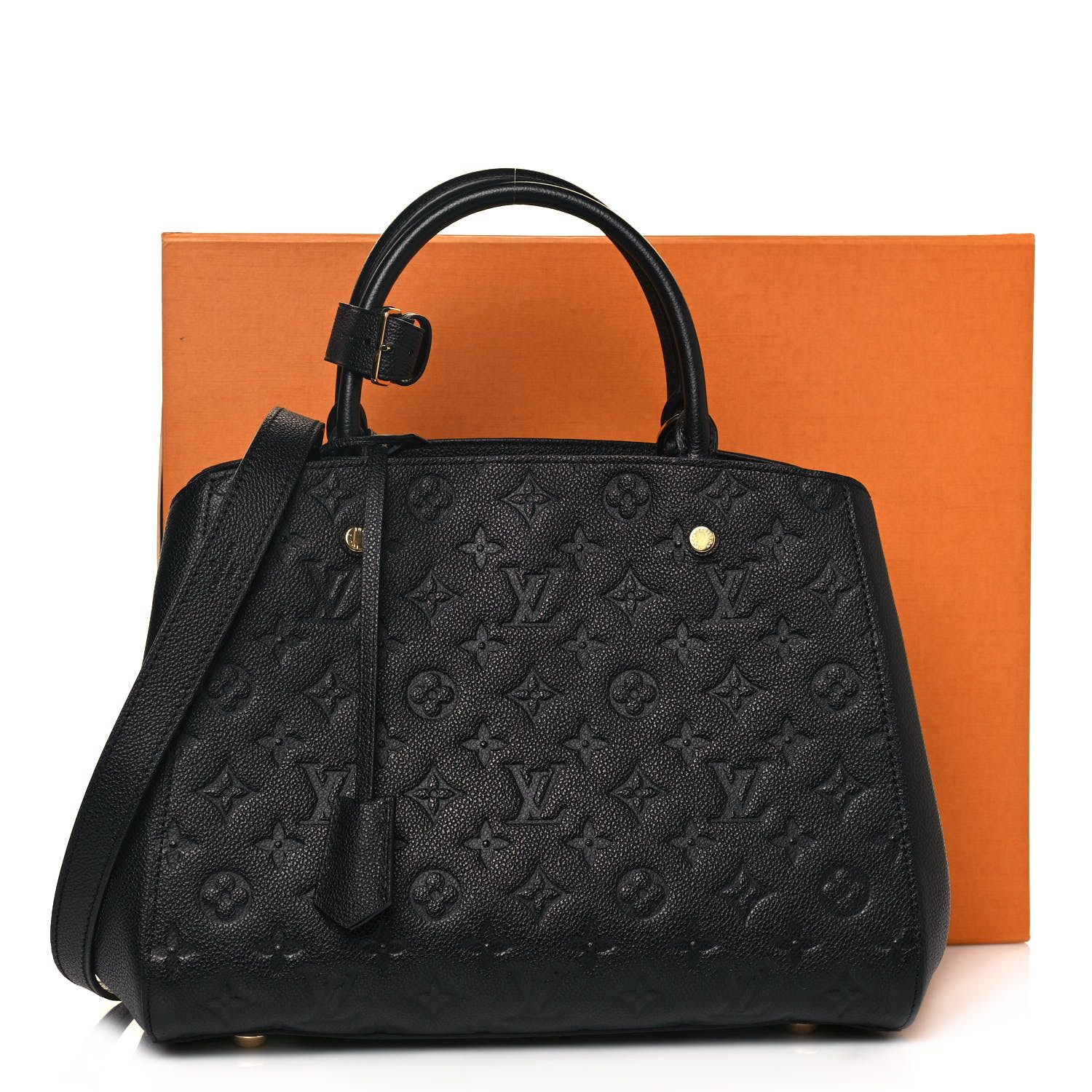 louis vuitton empreinte montaigne mm black