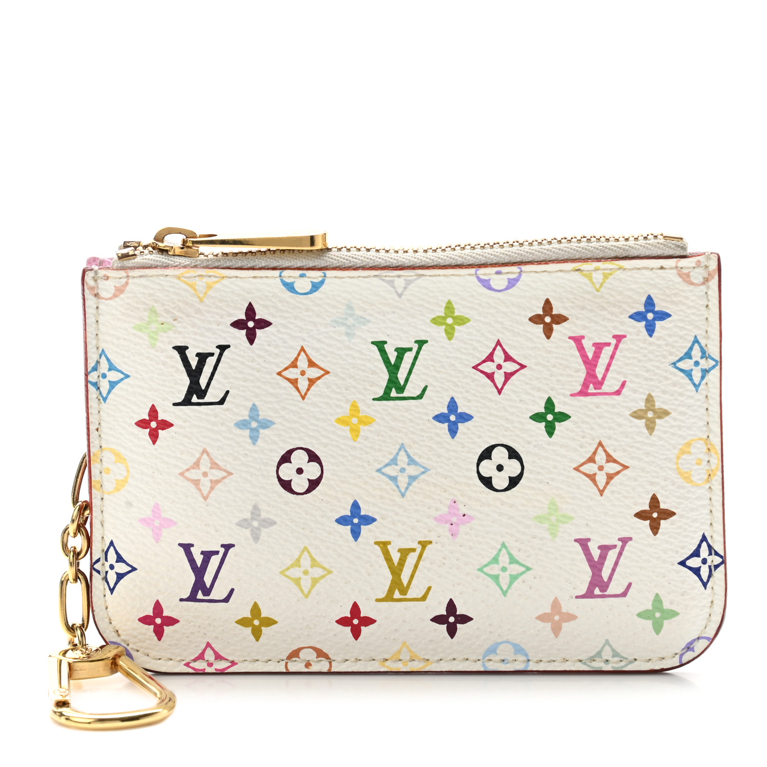 louis vuitton white rainbow purse