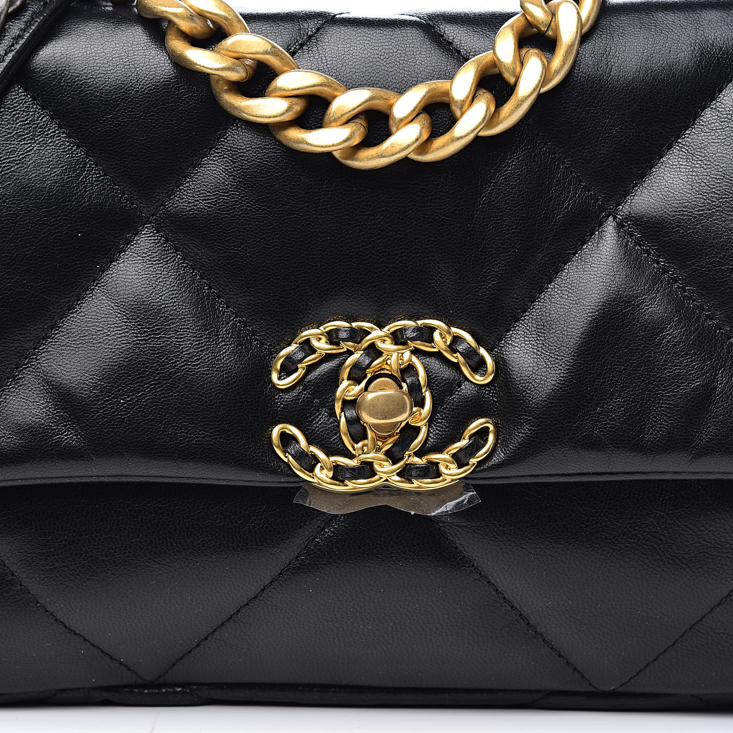 goatskin quilted medium chanel 19 flap black