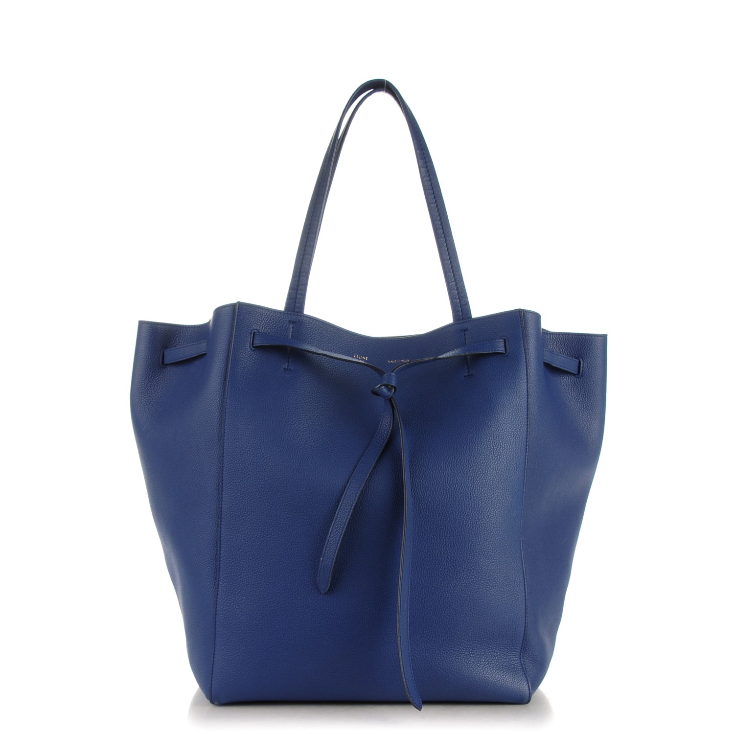 CELINE Soft Grained Calfskin Medium Cabas Phantom With Belt Indigo 169673