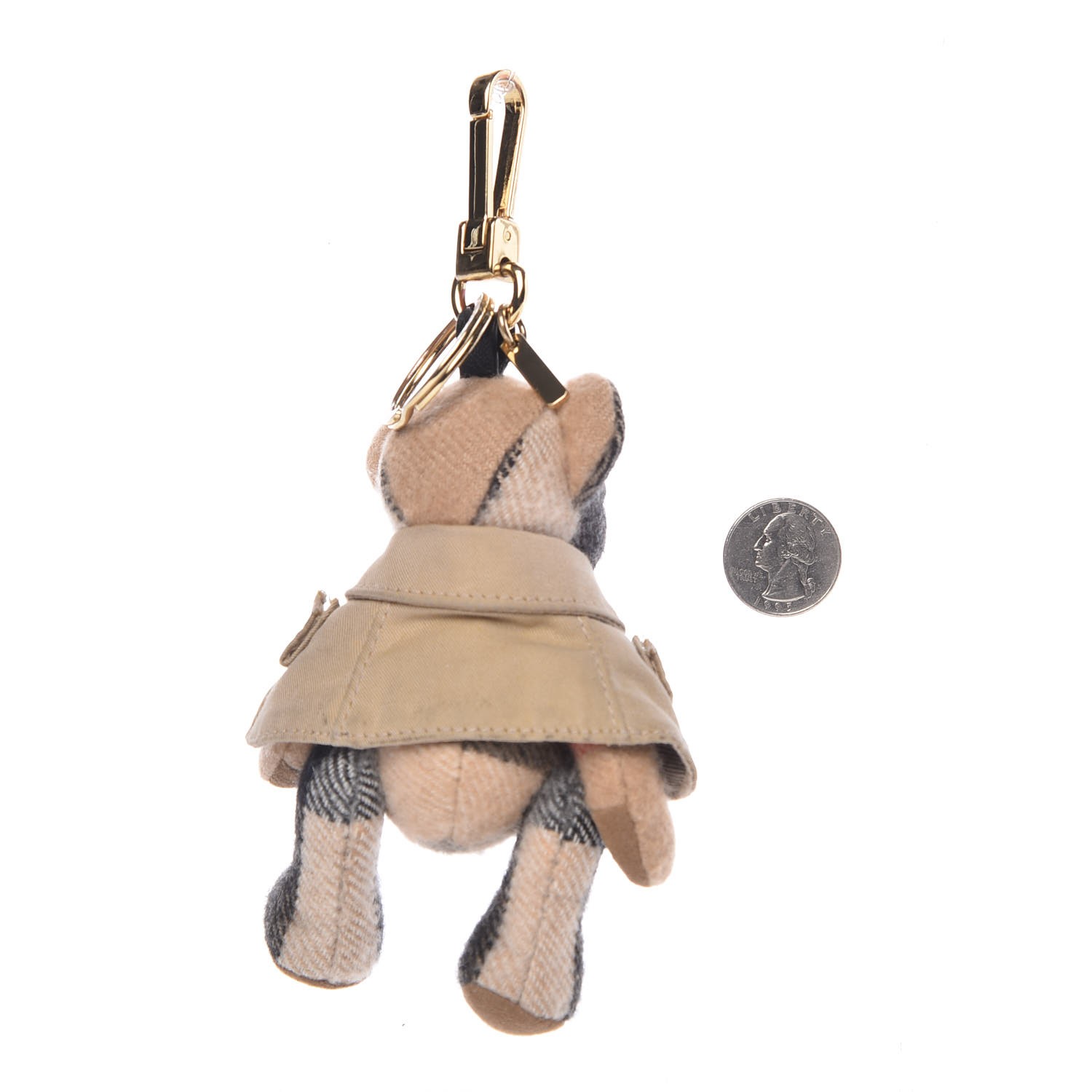 burberry teddy bear keychain