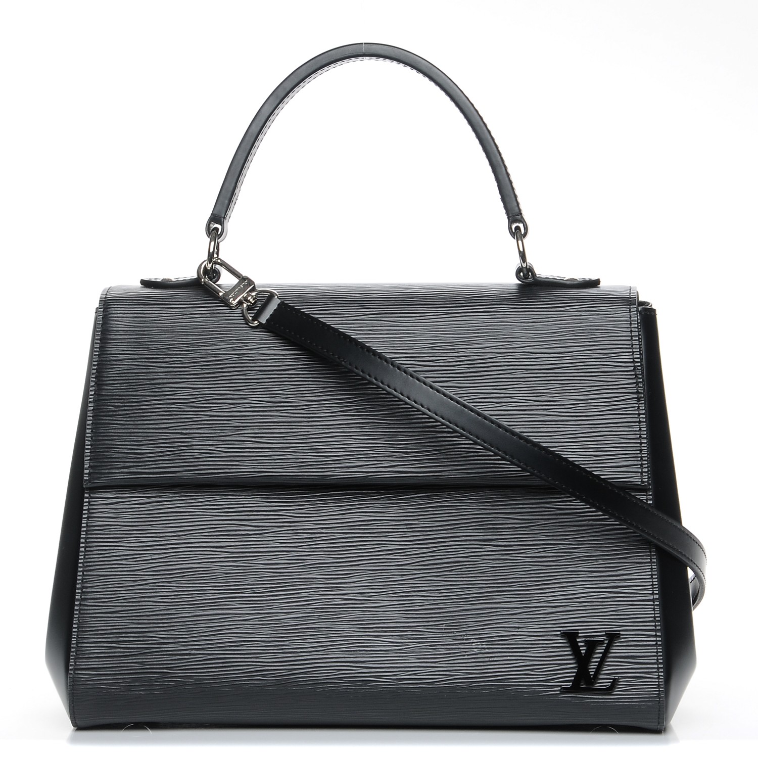 louis vuitton black epi leather cluny