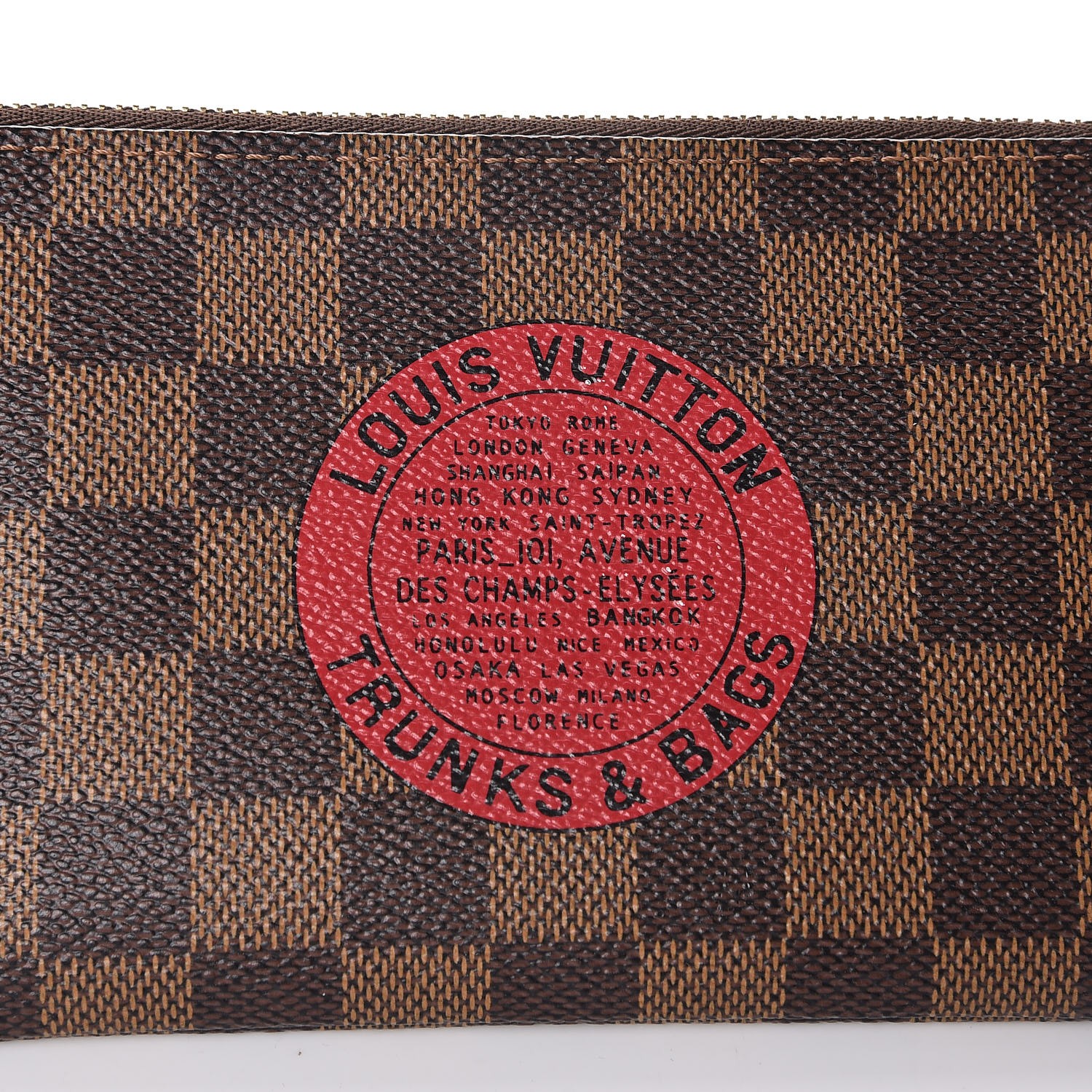 Louis Vuitton - Damier Ebene Canvas Vertical Bifold Wallet - Catawiki