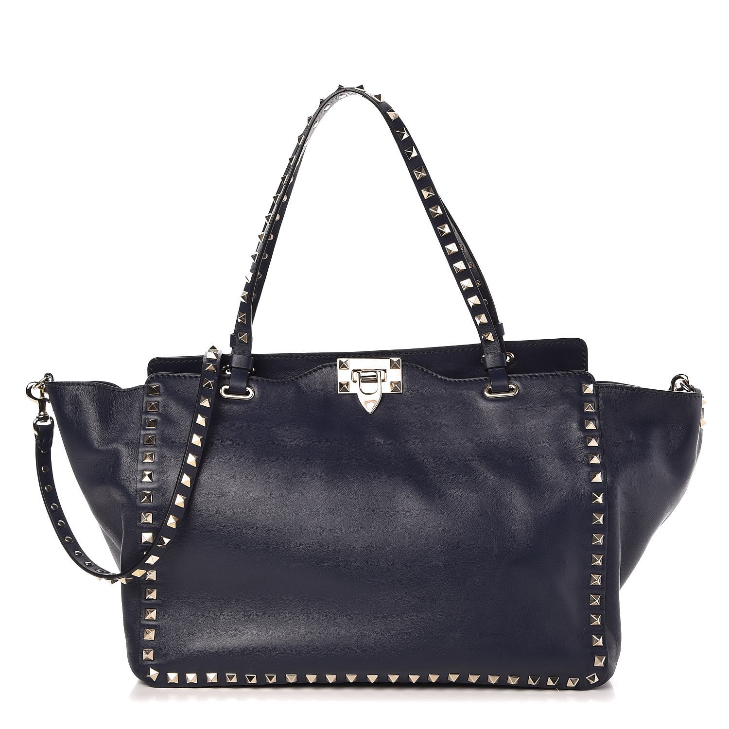 valentino rockstud vitello tote