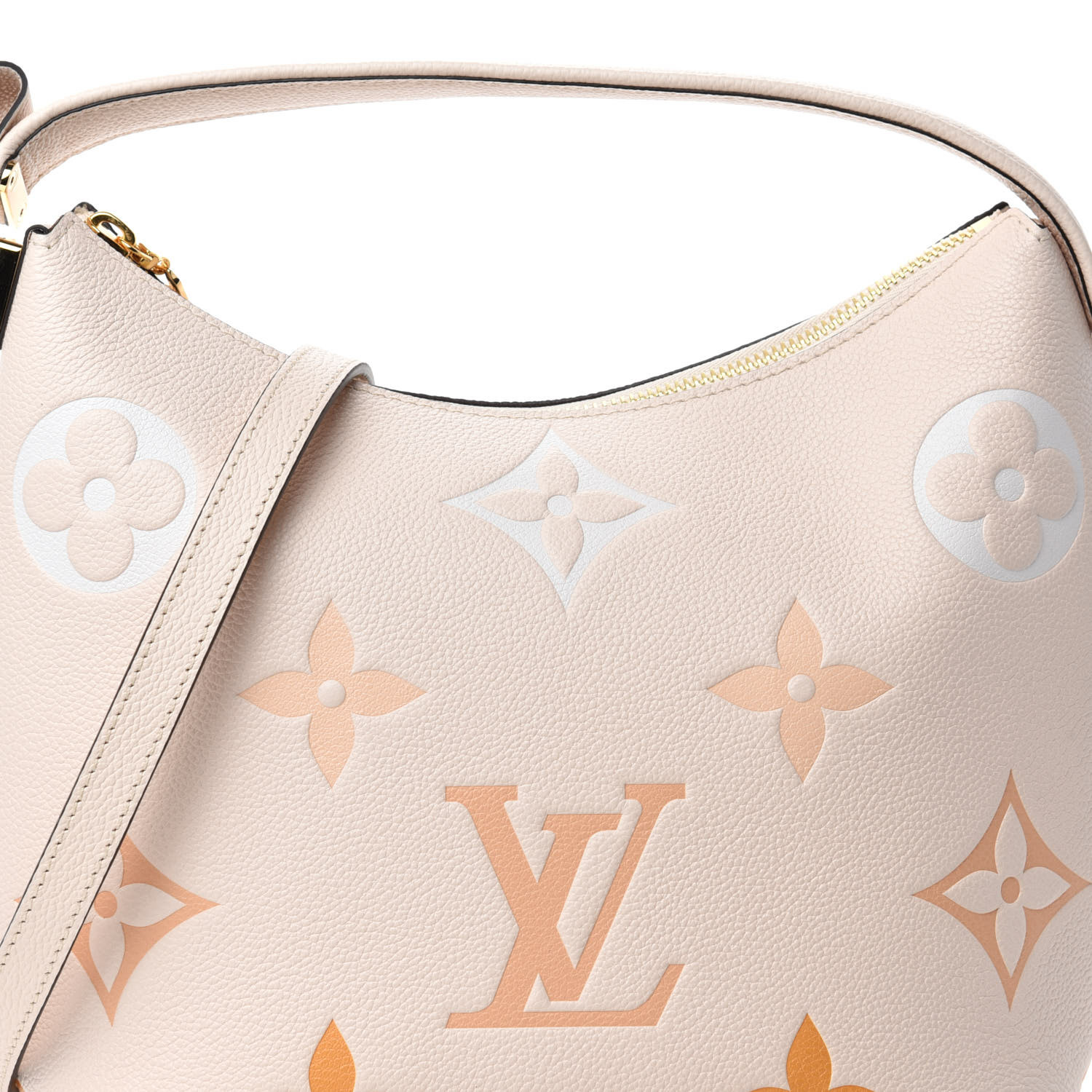 Louis Vuitton Rosebud By The Pool Empreinte Giant Monogram Marshmallow Hobo  Bag