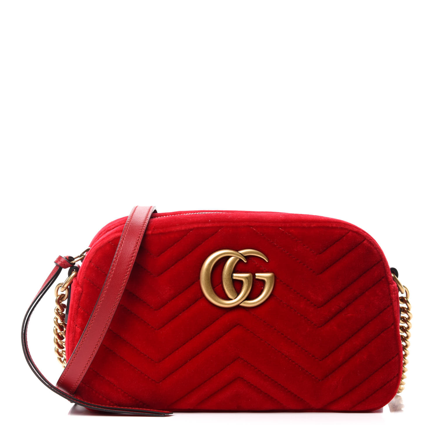 gucci velvet matelasse small gg marmont