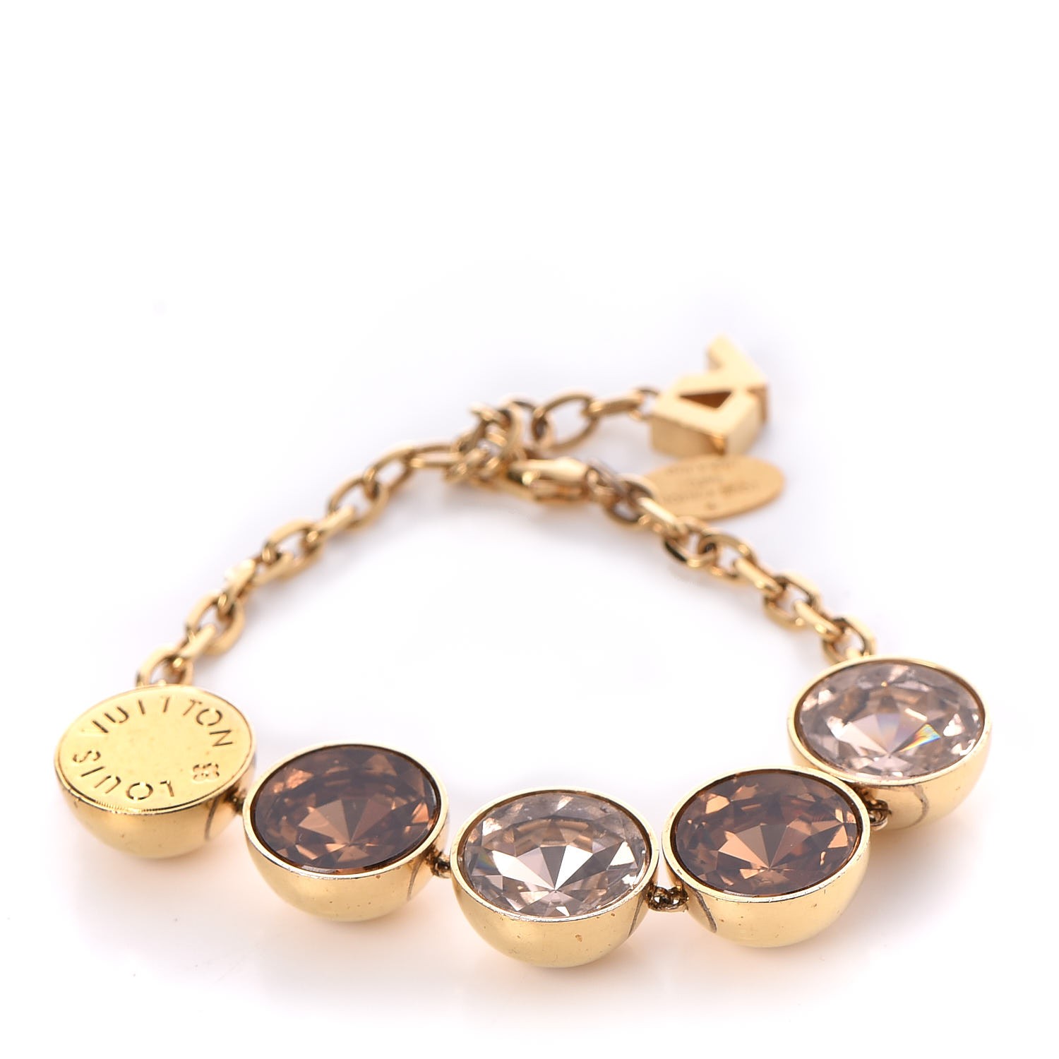 louis vuitton chain bracelet monogram rainbow