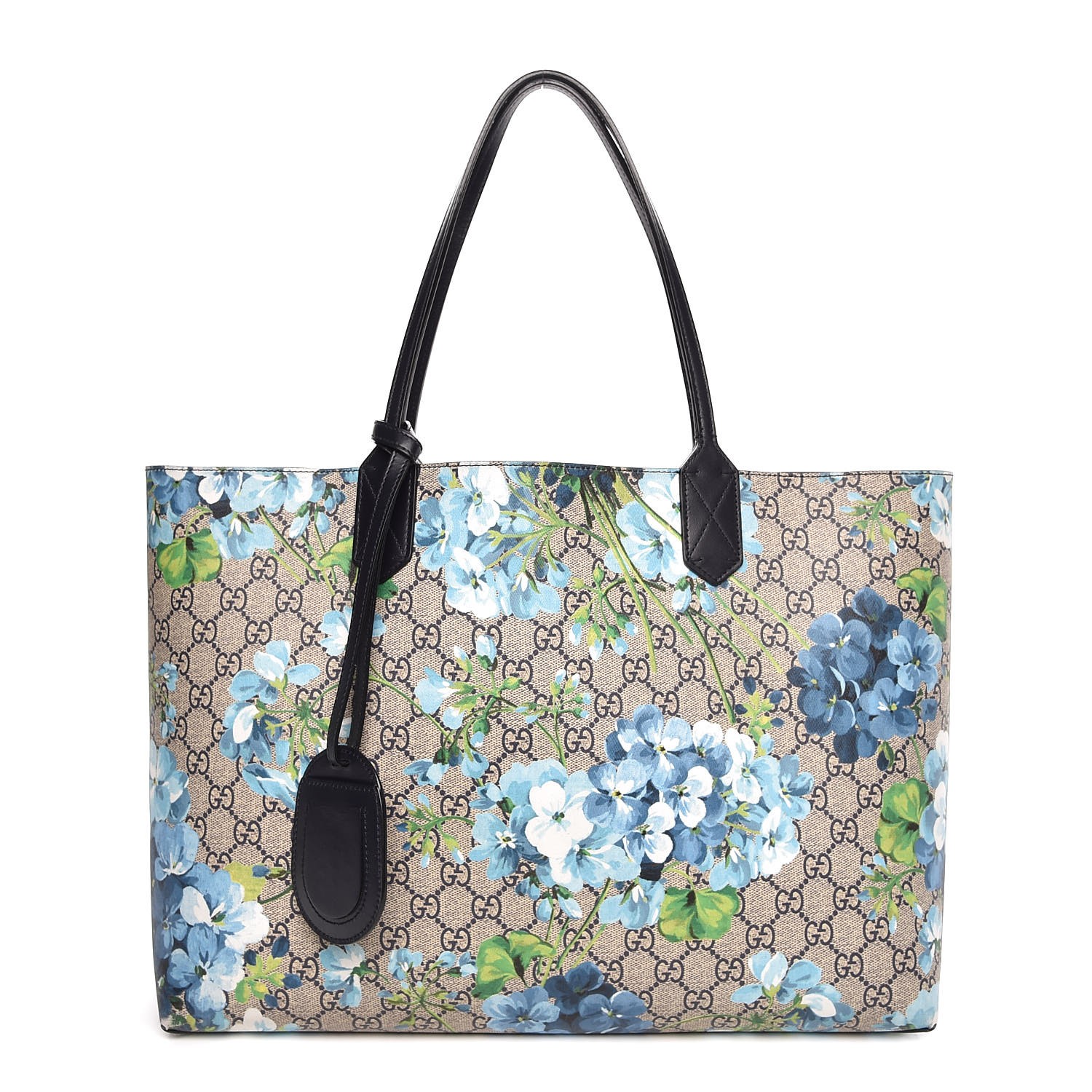 gucci reversible tote blooms