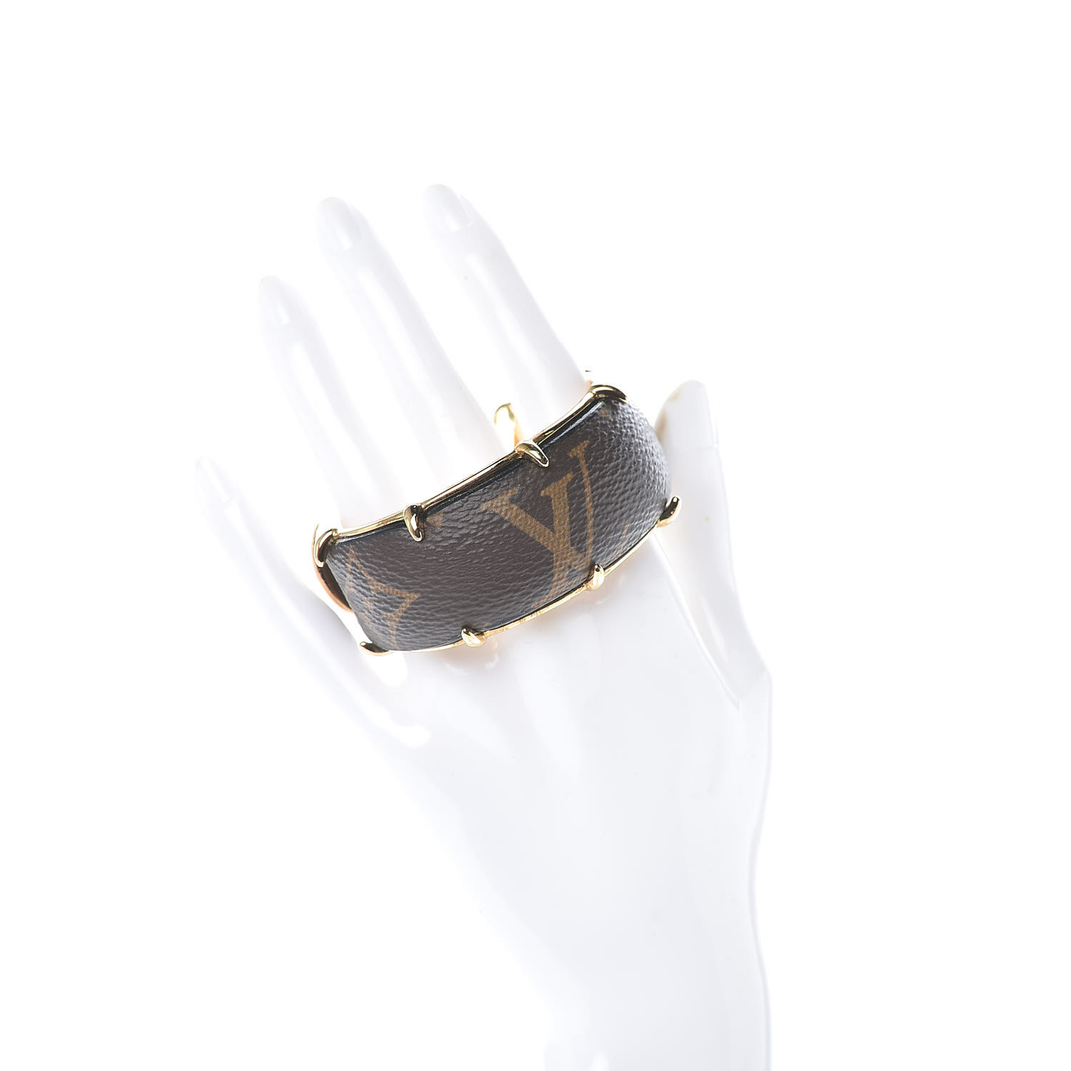 LOUIS VUITTON Monogram Cuff Bracelet 414641