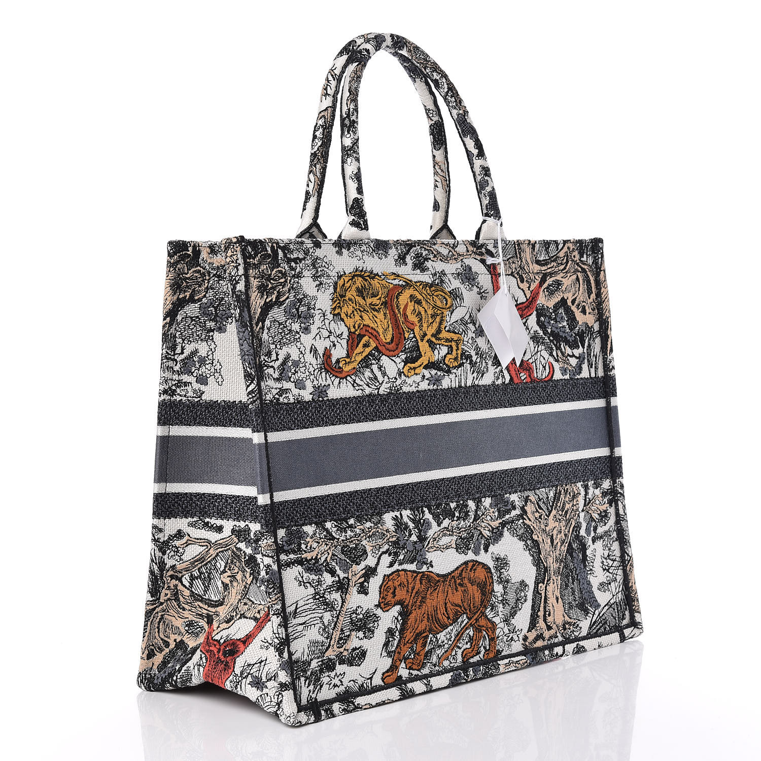 toile de jouy dior book tote