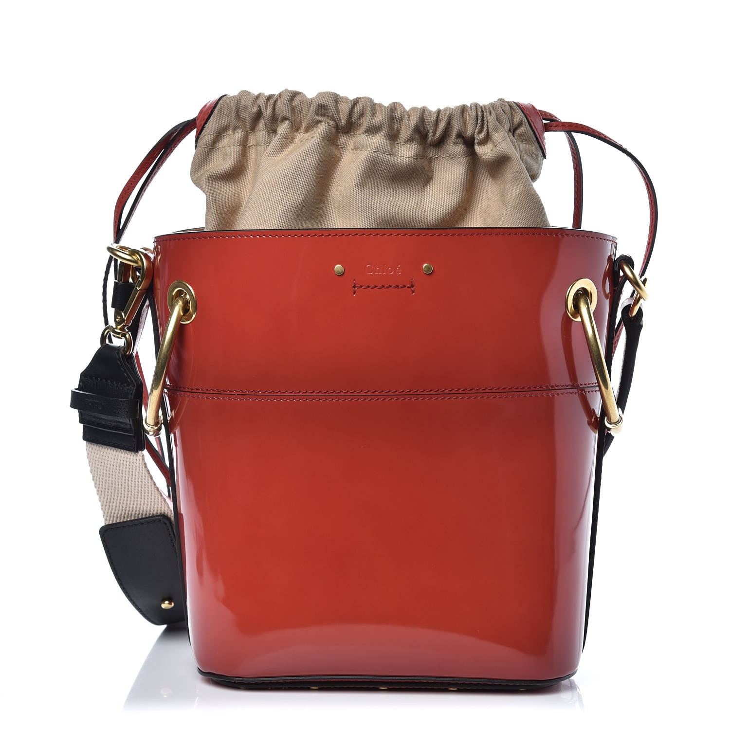 roy mini leather bucket bag