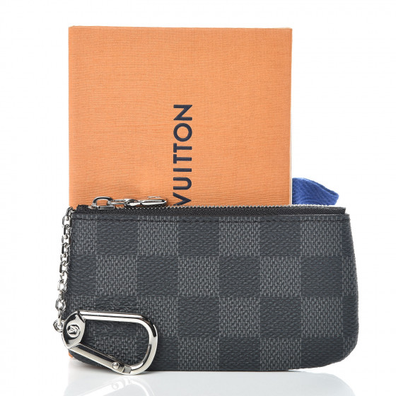 louis vuitton key pouch damier graphite