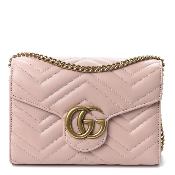 gucci gg marmont wallet pink