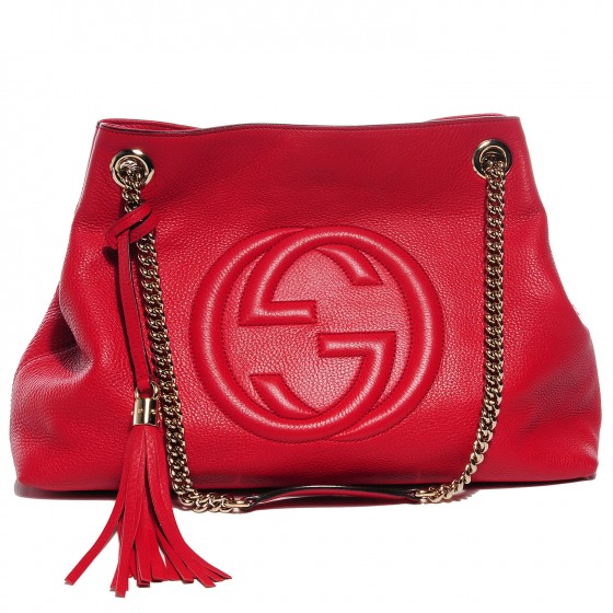 gucci red chain bag