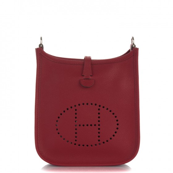 HERMES Epsom Evelyne TPM Rouge Grenat 170539