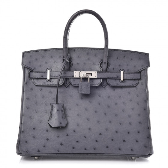 hermes ostrich birkin black