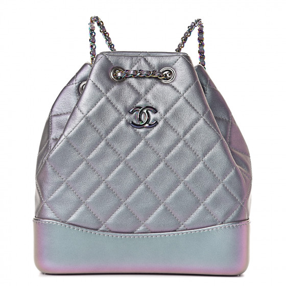 chanel iridescent lambskin quilted bag