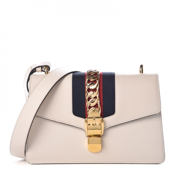 gucci sylvie small white