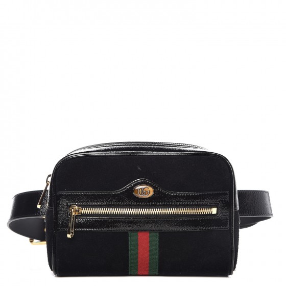 gucci black suede ophidia bag