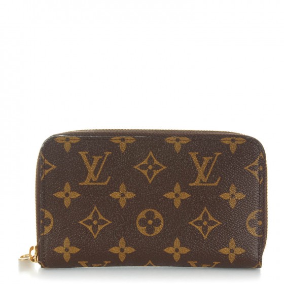 zippy compact wallet monogram