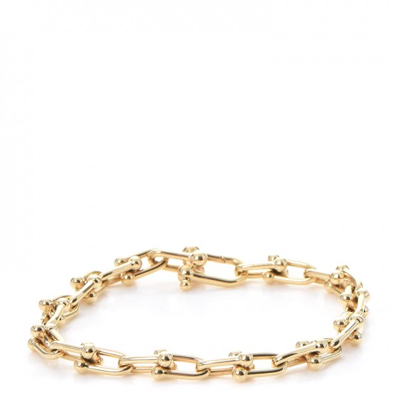 Tiffany 18k Yellow Gold Hardwear Link Bracelet Medium 261235 Fashionphile