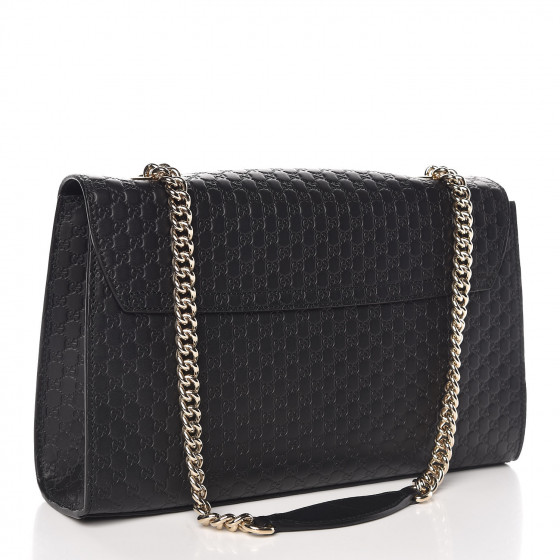 gucci microguccissima medium emily chain shoulder bag