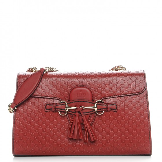 gucci microguccissima medium emily chain shoulder bag