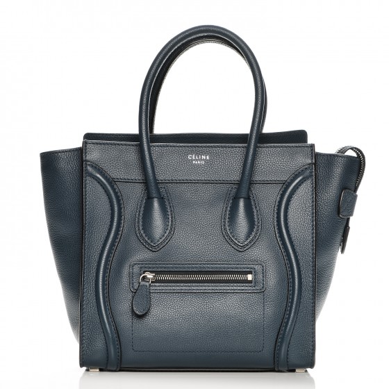 celine micro luggage drummed calfskin