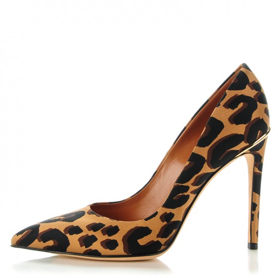 louis vuitton leopard heels