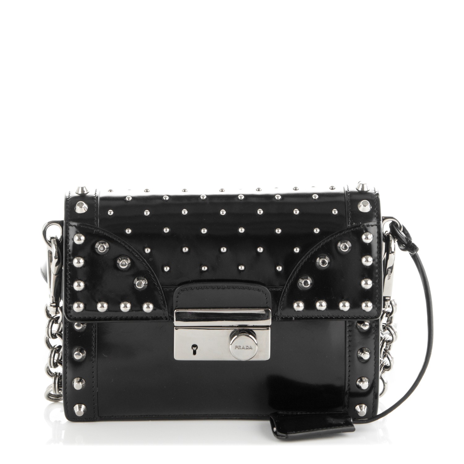 prada studded crossbody