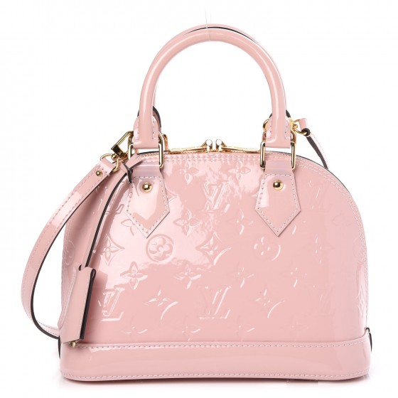 lv alma bb vernis pink