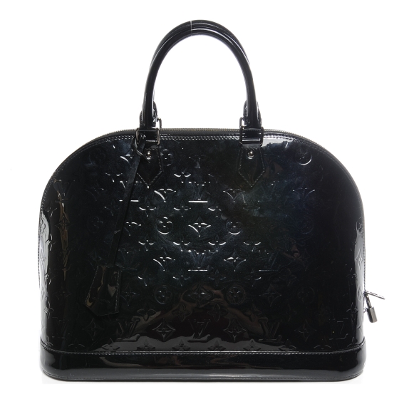 louis vuitton alma vernis black