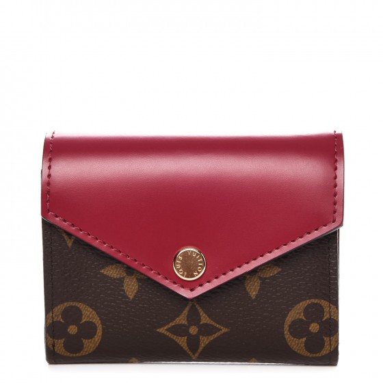 LOUIS VUITTON Monogram Zoe Wallet Fuchsia 276476