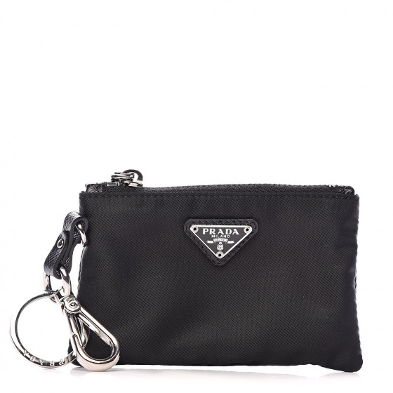 prada nylon key pouch