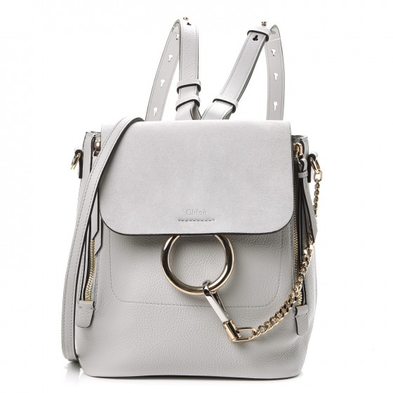 chloe backpack grey