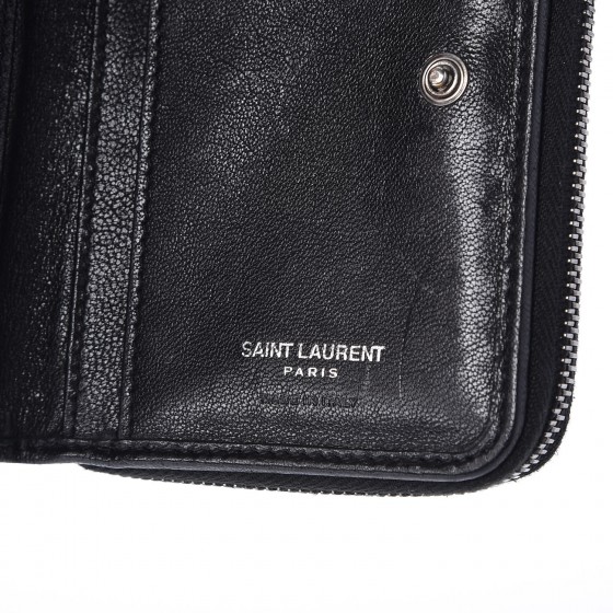 saint laurent matelasse wallet