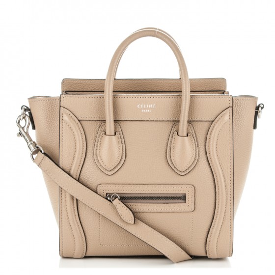 celine drummed calfskin