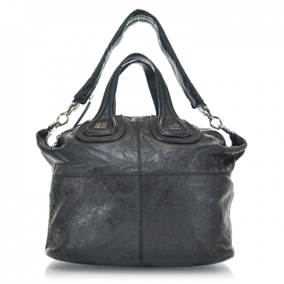 Givenchy Leather Nightingale Shopper Tote Black 29160