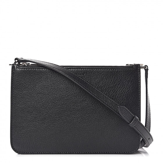 burberry triple zip grainy leather crossbody bag