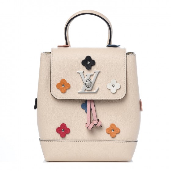 Louis Vuitton Lockme Backpack Limited Edition Pin Embellished Leather Mini  at 1stDibs