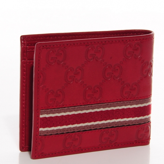 gucci soho wallet red