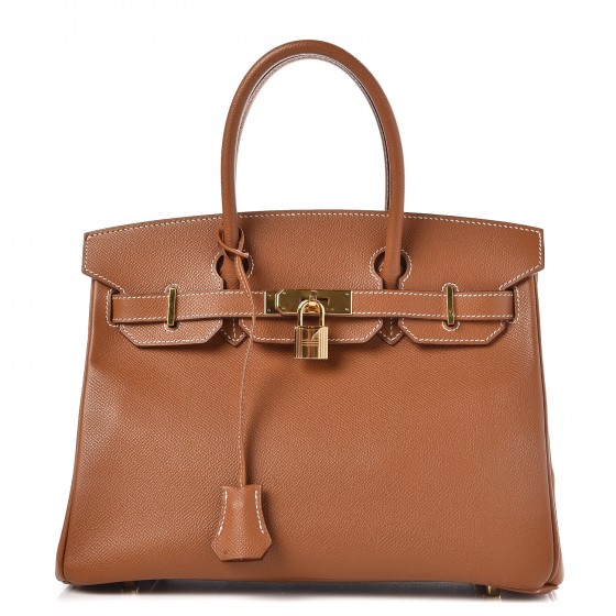 birkin 30 gold epsom