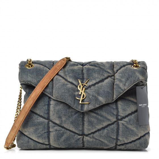 ysl denim loulou small