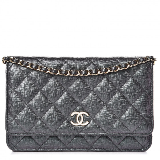 chanel iridescent black