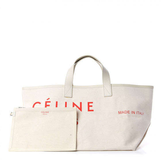 celine textile tote