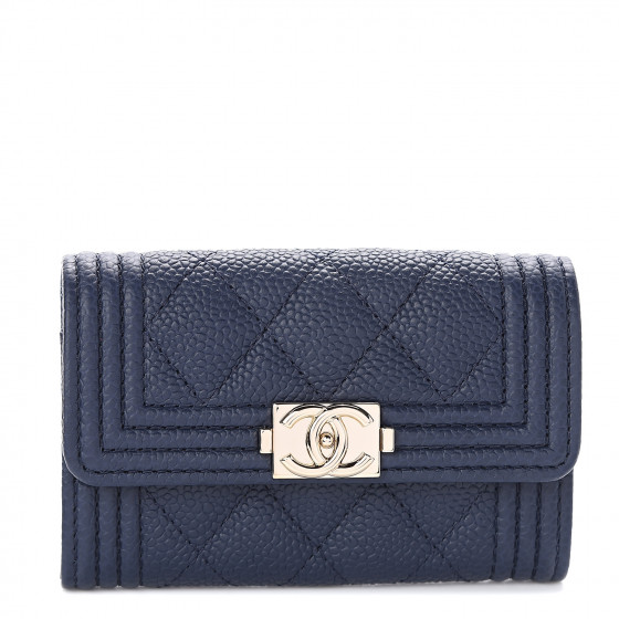 chanel flap card case