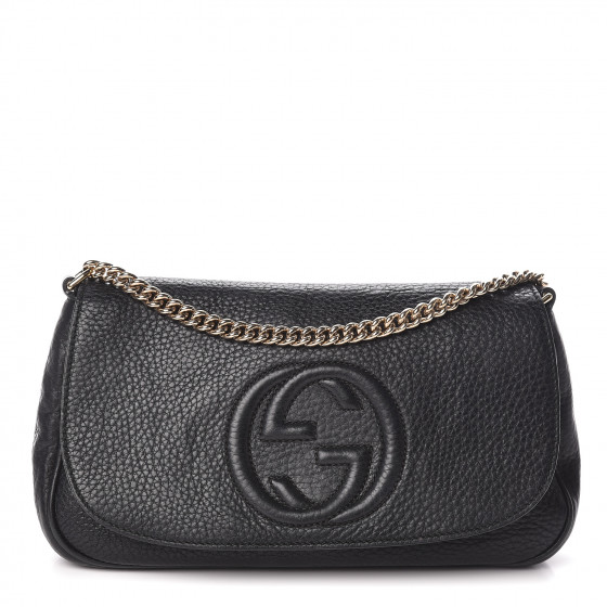 gucci pebbled calfskin medium soho