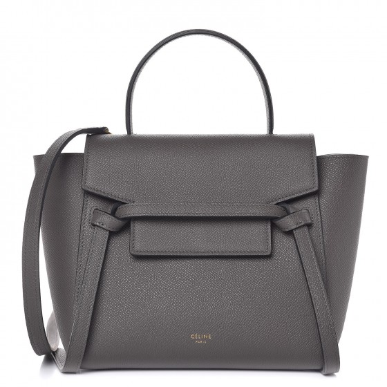 celine nano belt grey